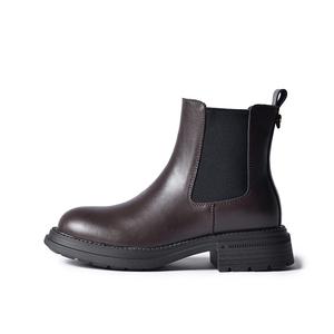 Reemoor Женские короткие челси ботинки тёмно-коричневые, цвет Dark Brown