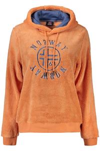 Толстовка женская Norway 1963 на молнии, оранжевый