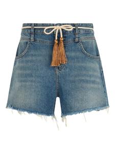 Шорты с необработанным краем LIU JO, синий