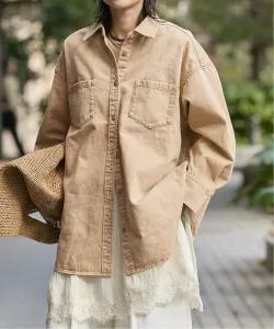 Легкая джинсовая рубашка Journal Standard, цвет Beige