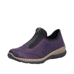 Слипоны Rieker, Dark purple