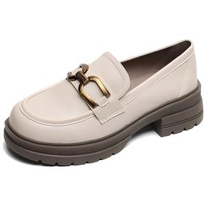 Лоферы женские абрикосовые WEISHIBANGWEI, Apricot