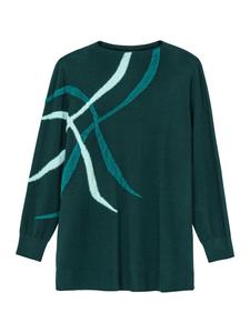 SHEEGO Свитер в темно-зеленом цвете