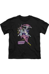 Яркая футболка с коротким рукавом для детей Justice League of America Gildan, черный