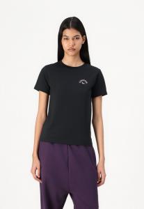 Футболка с принтом FLOWER GARDEN Converse, черный