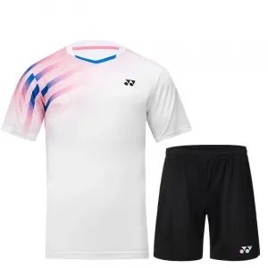 Футболка для бадминтона унисекс YONEX, белый