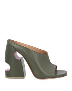 Сандалии Off, зеленый