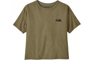 Футболка Patagonia Responsibili Tee с рукавом реглан, женская, теплый синий/TMBL