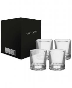 Набор из 4 бокалов для коктейля Carat Double Old-Fashioned Orrefors, прозрачный