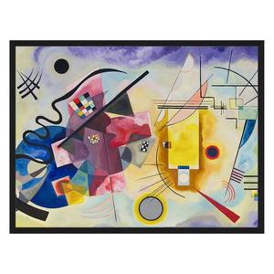 Картина Any Image Yellow-Red-Blue, 82x62x2,6 см, разноцветный