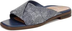 Женские сандалии Vionic Poppy Miramar на плоской подошве - удобные, поддерживающие стильные сандалии с комфортной стелькой с скрытой ортопедической поддержкой, размеры 5-12, синий