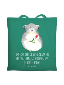 Mr. & Mrs. Panda Сумочка в виде цветка шиншиллы с надписью мятного цвета