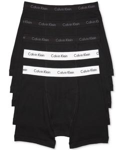 Мужские классические трусы-боксеры из хлопка, 5 шт., нижнее белье Calvin Klein