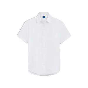 HUGO Exorda 10278341 Синяя блузка, белый