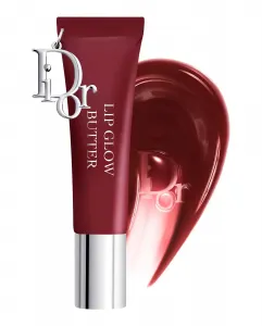 Блеск для губ Addict Lip Glow Butter, уход для губ с пептидом и керамидами Dior, 104 Black Cherry
