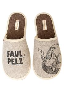 Тапочки FAULPELZ Adelheid, серо-коричневый