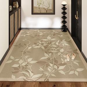 Dajiang Ковер 90х150 см для прихожей, износостойкий и грязеотталкивающий, с покрытием Keni Velvet, модель Fengying Carson