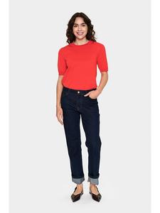 SAINT TROPEZ Свитер "Мила" оранжевого цвета