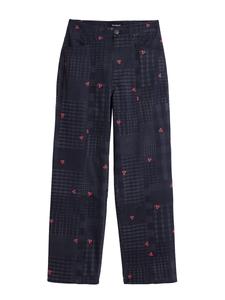 Широкие брюки Desigual, черный