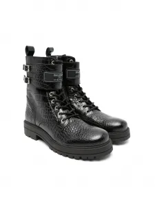 Ботинки с логотипом Balmain Kids, черный