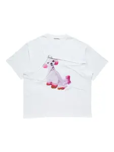 Футболка с принтом Acne Studios, белый