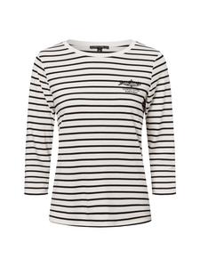 Футболка comma, цвет weiß schwarz