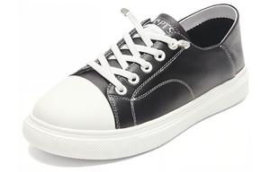 Кеды, скейтборд обувь женская низкая Pt'Son, черный