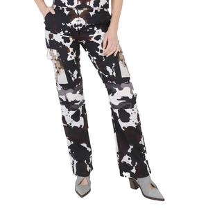 Брюки карго с камуфляжным принтом и панелями из нейлона Burberry, Honey Ip Pat