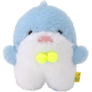 SUNLEMONORIGINAL TATTON Shark Cute Blue Dolls Plush Doll, приблизительно 14 см/28 см в высоту