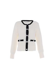 Вязаный кардиган faina, Wool White