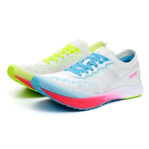 Низкие кроссовки с карбоновой пластиной для спринтерского бега Unisex LARA STAR, розово-голубые [Рекомендуем взять на размер больше]