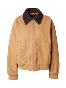 Демисезонная куртка Monki, Brown/Cognac