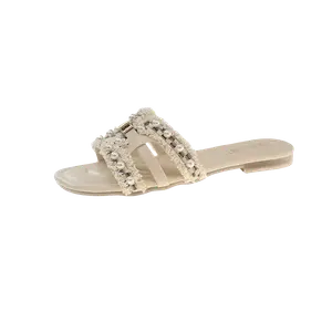 Скользостойкие износостойкие сандалии-слипоны Women's TAFN, серый