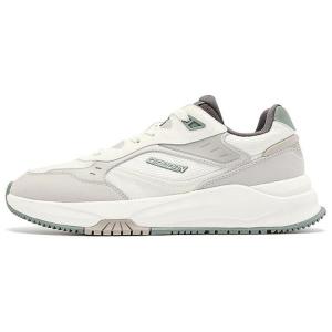 QIAODAN Дышащие легкие низкие повседневные туфли для мужчин, белые