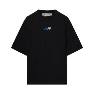 Off-White Футболка Exact Opp Over Skate с короткими рукавами, цвет Черный/Белый
