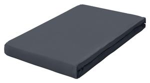 Простыня Schlafgut темно-серый, 120-130/200-220 см