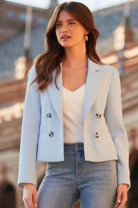 Короткая куртка Sosandar, синий