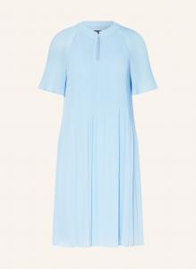 Плиссированное платье Comma, голубой