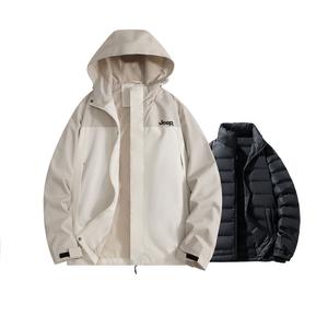 Jeep Куртка Unisex, Ecru (Including Down Liners)