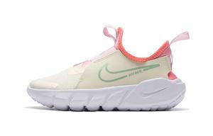 Flex Runner 2 Se нескользящие низкие детские беговые кроссовки Green Pink White для детей 3-7 лет Nike, розовый