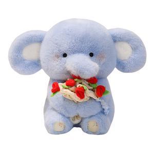 Мягкая и очаровательная милая плюшевая кукла слон в виде розы высотой 30 см Fox fairy