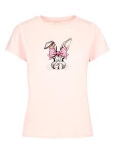 Футболка F4NT4STIC Niedlicher Hase mit Schleife, Pink/Pastel pink