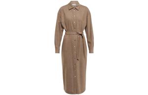 Женское платье с длинными рукавами Fronda MaxMara, коричневый