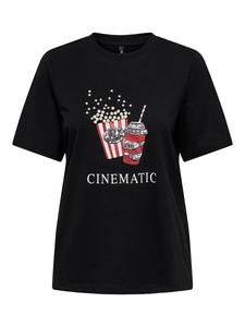 Рубашка ONLY ONLBurst Popcorn, черный