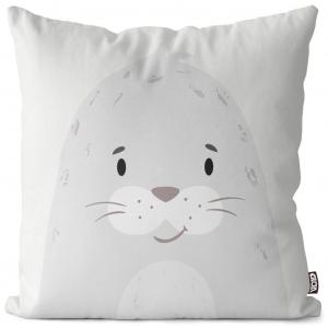VOID Seal Animal Детский мультяшный чехол для подушки Полиэстер Водонепроницаемая подушка для улицы и дома Размер: 80 x 80 см