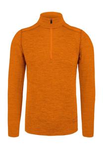 Мужская куртка из шерсти мериноса с длинным рукавом и молнией 1/4 Canberra normani, оранжевый