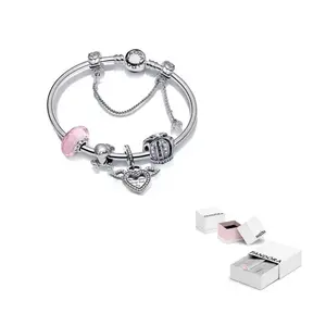 Pandora Серебряный браслет 925 пробы для женщин Silver