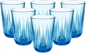 Чашка APS "Тритан", (набор, 6 шт), Производство Германия, 6 шт Ø 7х9,5 см, 150мл, цвет blue sky