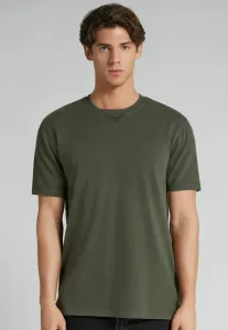 Базовая футболка из коллекции washed Iuman Intimissimi Uomo, Green