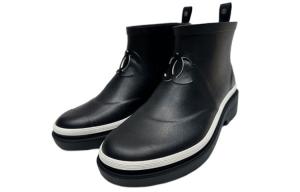 Женские ботильоны Chanel, черный/белый